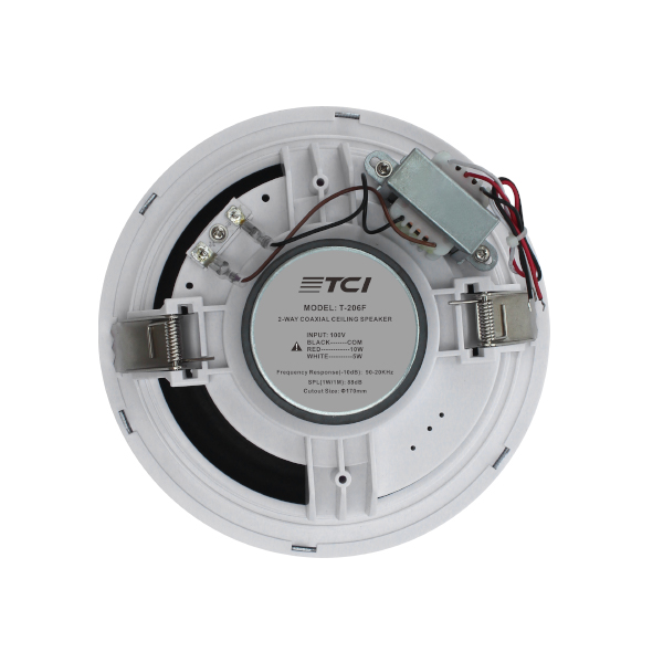 2‑WAY Coaxial Ceiling Speaker 10W TCI‑206F